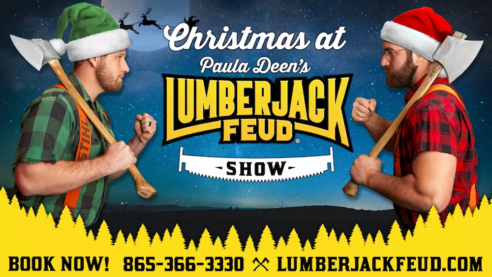 Christmas at Paula Deen's Lumberjack Feud Show