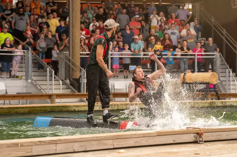 Lumberjack Feud Log Rolling