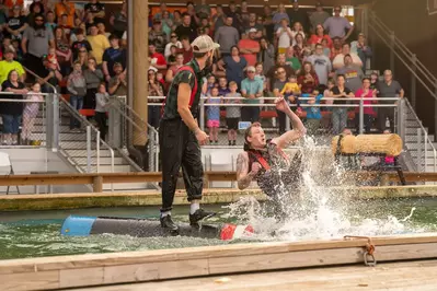 Lumberjack Feud Log Rolling