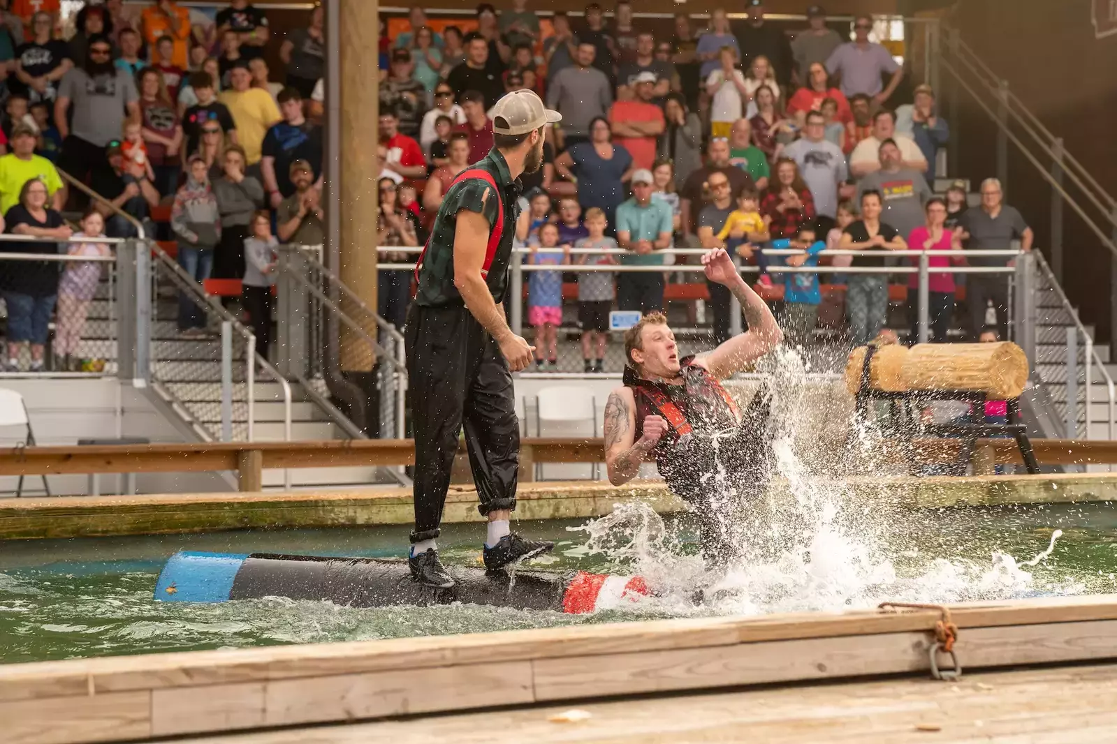 Lumberjack Feud Log Rolling