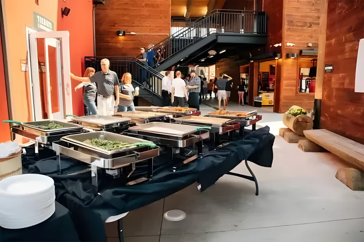 food for groups at Lumberjack Feud